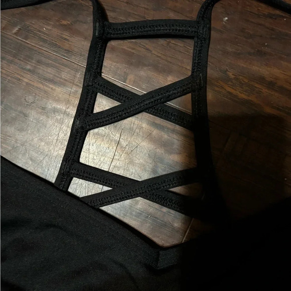 VS PINK ACTIVE SPORTS BRA BLACK - Picture 7 of 9